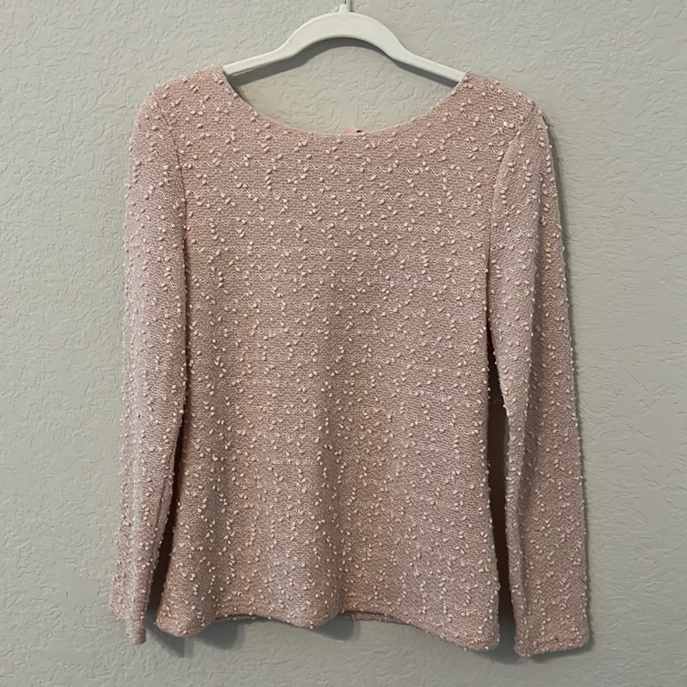 Light pink with sparkles sweater